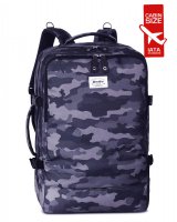 Kabinov zavazadlo na zda a pes rameno - pnsk cestovn batoh Cabin pro print 40252-0159 ern + ed, BESTWAY