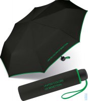 Deštník skládací Super Mini 56201 černý, Benetton