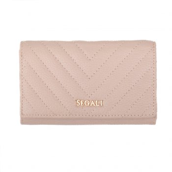 Dámská peněženka kožená SEGALI 50512 pink - světle růžová, SEGALI
