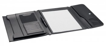 Elegantn desky na psan z PU ke  s organizrem a pihrdkami 5098-01, d&n
