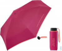 Dámský kládací růžový deštník Ultra Mini flat bright rose 56463, Benetton