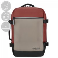 Kabinov� batoh Bergen pod sedadlo � vodoodpudiv�, 56010-669 taupe-burgundy, ENRICO BENETTI