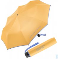 Dámský a dívčí skládací deštník Super Mini golden ceream 56261, žlutý, Benetton