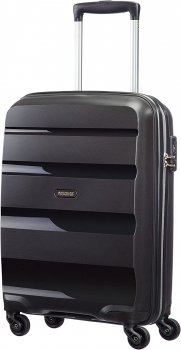 Cestovn kufr vel. S - kabinov zavazadlo TSA zmek BON AIR Spinner S Black 59422-1041, AMERICAN TOURISTER