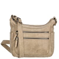 D�msk� kabelka p�es rameno 66343-134 hn�d� taupe, ENRICO BENETTI