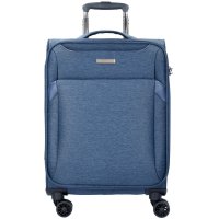 Kabinové zavazadlo malé 7354-06 modrý s TSA zámkem, d&n