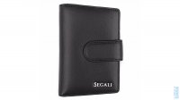 Dámská kožená peněženka SG-50313 černá, SEGALI