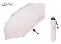 Deštník skládací Mini Basic rainy day 50751 - světle šedý, Esprit