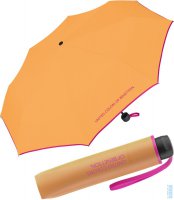 Dámský a dívčí skládací deštník Super Mini papala 56256 oranžový, Benetton