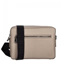 P�nsk� crossbody ta�ka 78036-031 Sand b�ov�, ENRICO BENETTI