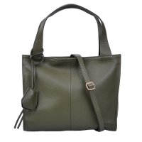 D�msk� velk� ko�en� kabelka 5457 zelen�, SARA BAGS