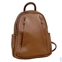 D�msk� ko�en� batoh 5637 hn�d� cognac, SARA BAGS