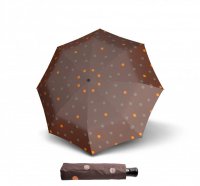 Dámský plně automatický skládací hnědý deštník Magic Hit Trio 7440265PT-07, derby