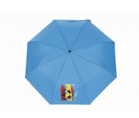Chlapecký skládací odlehčený deštník Mini Light Kids 722165K-06 modrý s míčem, Doppler