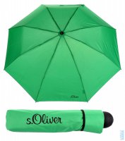 Deštník skládací s.Oliver Fruit-Cocktail 70801SO19 zelený, s.Oliver