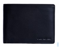 Pánská kožená peněženka s RFID ochranou 261 černá, Old River