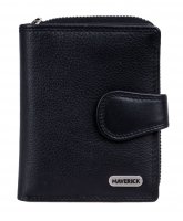 Dámská kožená peněženka EM-2482 černá, MAVERICK