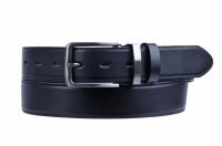 Pánský kožený společenský pásek 35-020-2-60 černý, Penny Belts