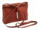 Dámská kožená crossbody kabelka 5085 tmavě oranžová, MAXFLY
