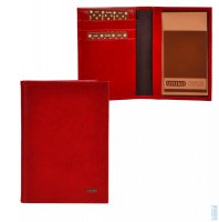 Kožené pouzdro na doklady classic 968311 červené, Uniko