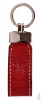 Luxusní kožený přívěšek na klíče Florence ACC-100 červený, IL GIGLIO