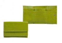 Dámská malá kožená peněženka 511-4392A zelená, Arwel
