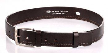 Kožený pánský pásek 501-9-40 hnědý, Penny Belts