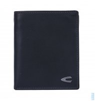 Pánská kožená peněženka RFID SAFE B34-708-60 černá (zip na bankovky), Camel Active