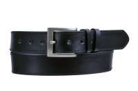Kožený pánský pásek černý 501-1-60, Penny Belts