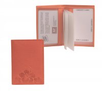 Dámské pouzdro na karty a doklady 7117 oranžové, HJP