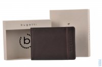 Pánská kožená peněženka  Bugatti RFID hnědá 49133202, Bugatti