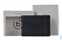 Pánská kožená peněženka Bugatti černá 49133201, Bugatti