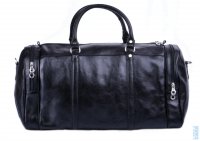 Kožená cestovní taška 0429 černá, IL GIGLIO
