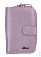 Koženková dámská peněženka 931-368 pink metalic, New design