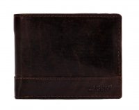 Pánská kožená peněženka 1998/T tmavě hnědá, Lagen