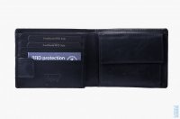 Pánská peněženka kožená černá s RFID DATA SAFE ochranou LBC-111, New Bags