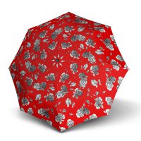 Plně automatický skládací deštník  T2 Duomatic Florals Red 898786424, KNIRPS