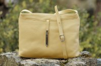 D�msk� ko�en� crossbody kabelka 5085 sv�tle �lut�, MAXFLY