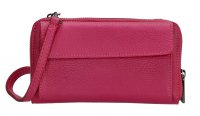Mal koen kabelka na mobil L626-011 Fuchsia - modern psanko, CHARM LONDON