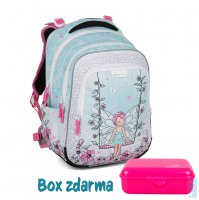 Dívčí lehký školní batoh do 1. třídy LUMI 23 B - Víla, Bagmaster