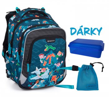 Školní batoh LUMI 24 E modrý, Bagmaster