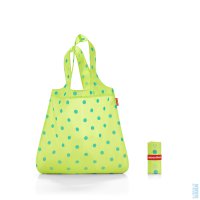 Nákupní taška Mini Maxi shopper lemon dots AT2025  - poslední kus, Reisenthel