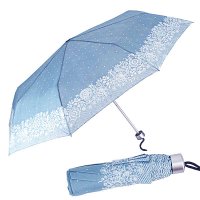 Dámský skládací lehký deštník Mini Light 722165CZ10 bledě modrý, Doppler