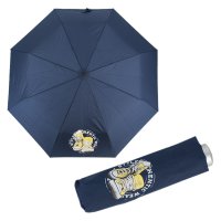Skládací odlehčený deštník Mini Light Cool Kids 722165KN-05 tmavě modrý - tenisky, Doppler