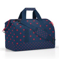 Dámská cestovní taška allrounder L mixed dots red MT3075, Reisenthel
