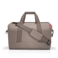Allrounder L herringbone mokka elegantn cestovn taka MT6054, Reisenthel