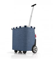 Moderní nákupní košík na kolečkách Carrycruiser twist blue OE4027, Reisenthel