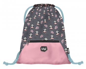 Sportovn vak na zda SHOEBAG Panda A-7715, Baagl