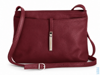 D�msk� ko�en� crossbody kabelka 5085 bordo, MAXFLY