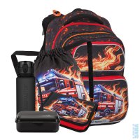 Velk� �koln� set DOPI 26 B Hasi�i batoh, s��ek, pen�l, box a lahev na pit�, Bagmaster